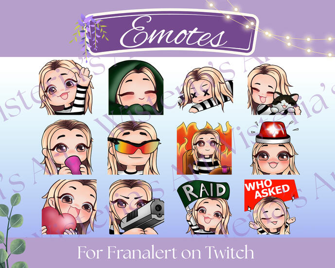Emotes for @Franalert on Twitch